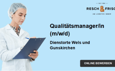 Qualitätsmanager/in (m/w/d)