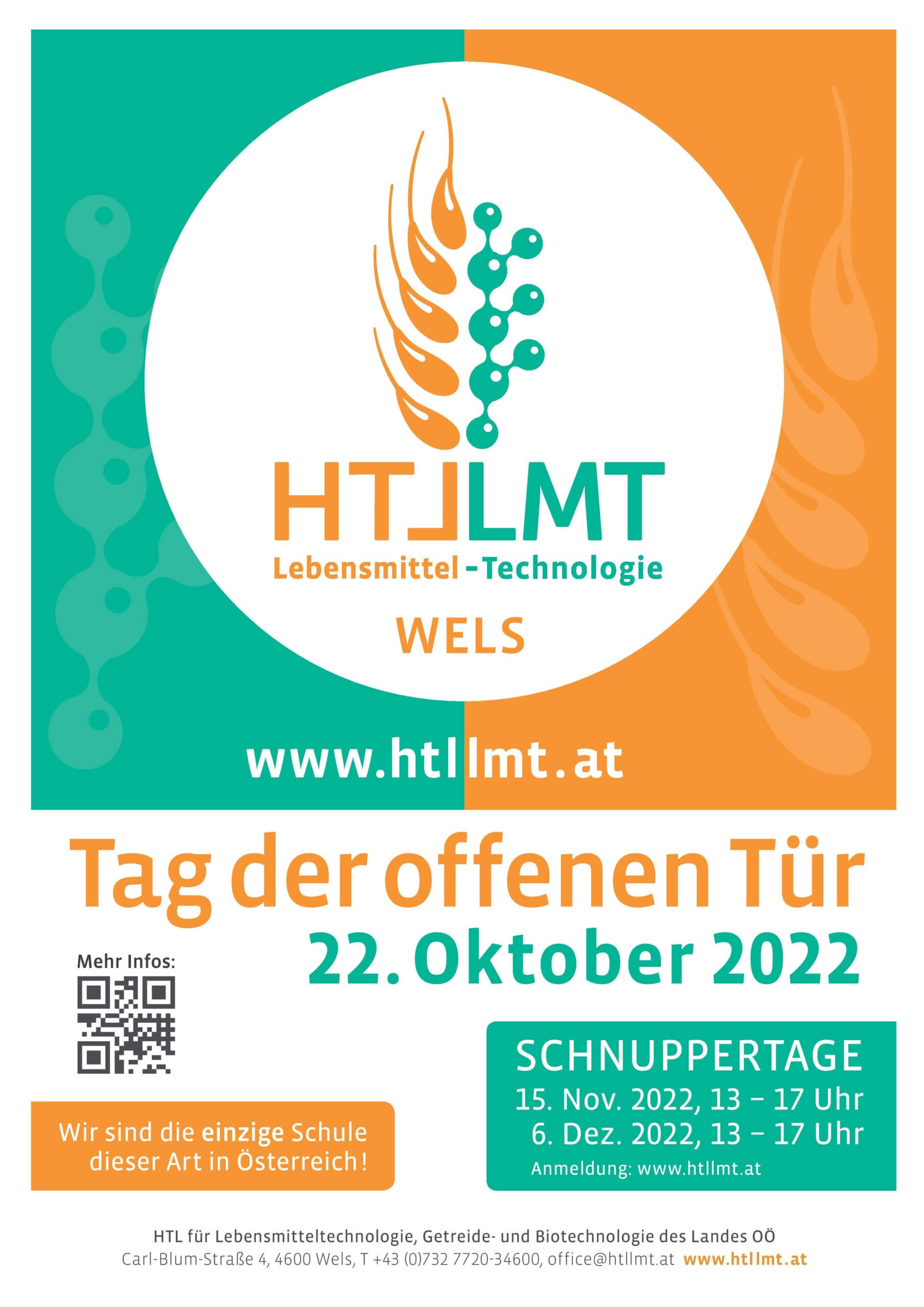 Tag der offen Tür und Wirtschaftstag der HTLLMT 2022 HTL für